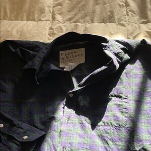 Frank & Eileen Plaid Shirt in Green and Blue